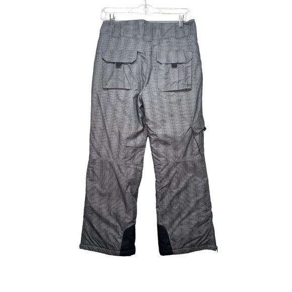 COLUMBIA snow / ski /‎ snowboarding pants Youth Size 14/16 grey plaid - Picture 2 of 10